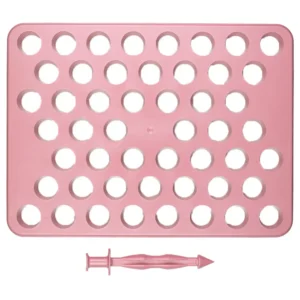 PLACA PORCIONADORA DE DOCES ROSA BEBE 15G BLUE STAR