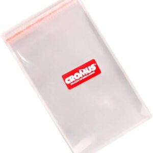 SACO ADESIVADO TRANSPARENTE 10X15+3 COM 100 CROMUS