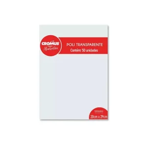 SACO POLI TRANSPARENTE 20X29CM COM 50 CROMUS