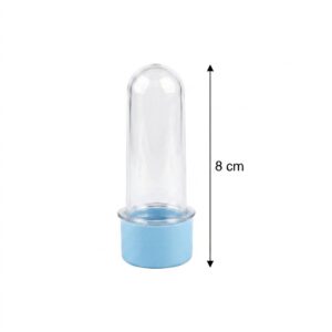 TUBETE AZUL BEBE 8CM C/10 VEMAN PLAST
