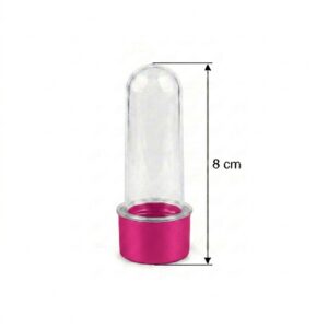TUBETE PINK 8CM C/10 VEMAN PLAST
