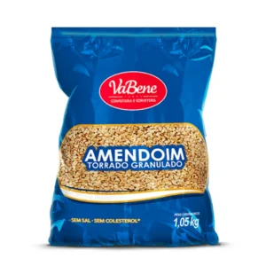 AMENDOIM TORRADO GRANULADO 1,05KG VABENE