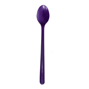 COLHER SUPER LONGA ROXA C/200 MEPLAS