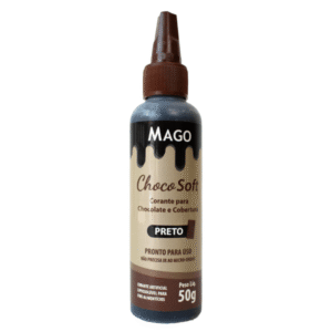 CORANTE CHOCO SOFT PRETO 50G MAGO