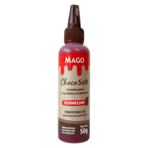 CORANTE CHOCSOFT VERMELHO 50G MAGO