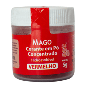 CORANTE EM PÓ HIDROSSOLUVEL VERMELHO 5G