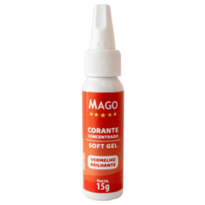 CORANTE SOFT GEL VERMELHO BRILHANTE 15G MAGO