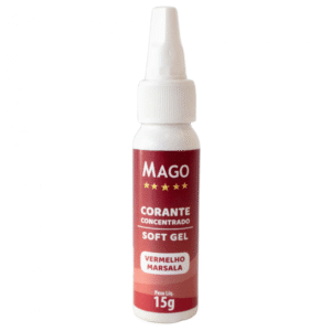 CORANTE SOFT GEL VERMELHO MARSALA 15G MAGO