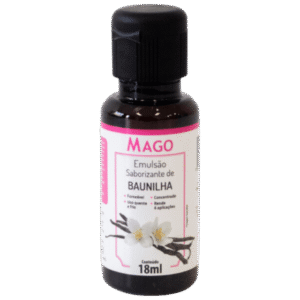 EMULSAO SABORIZANTE BAUNILHA 18ML MAGO