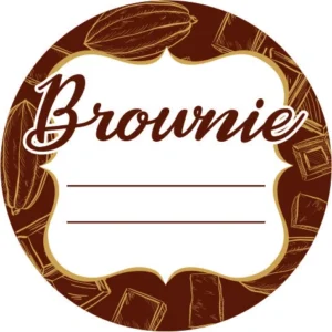ETIQUETA BROWNIE C/60 HIPER