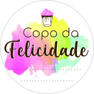ETIQUETA COPO DA FELICIDADE C/100 HIPER