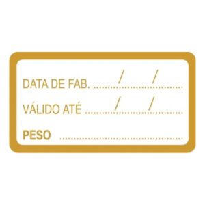 ETIQUETA DATA PESO VALIDADE C/100 HIPER