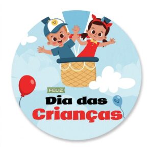 ETIQUETA DIA DAS CRIANCAS C/60 HIPER
