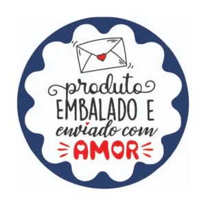 ETIQUETA ENVIADO COM AMOR C/60 HIPER