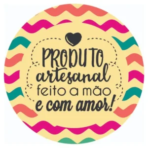 ETIQUETA FEITO A MAO COM AMOR C/60 HIPER