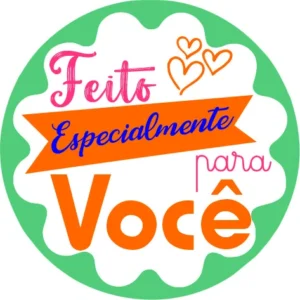 ETIQUETA FEITO PARA VOCE C/60 HIPER