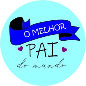 ETIQUETA MELHOR PAI DO MUNDO C/60 HIPER