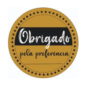ETIQUETA OBRIGADO PELA PREFERENCIA C/60 HIPER