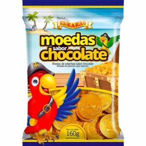 MOEDAS CHOCOLATE AO LEITE 160G KI-KAKAU