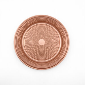 PRATO RASO ROSE GOLD 15CM C/10 TRIK TRIK